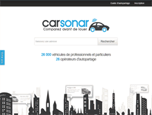 Tablet Screenshot of carsonar.com